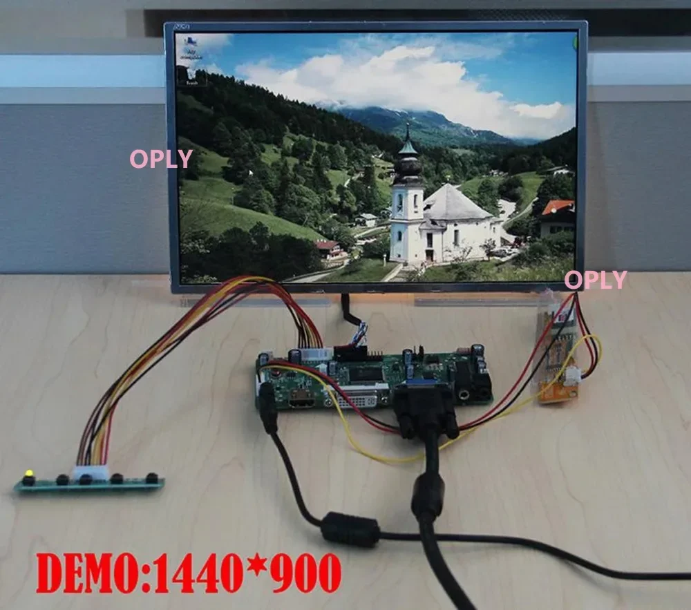 valdiklio plokštės HDMI suderinamus 4 CCFL M. NT68676 rinkinys M201EW02 20.1