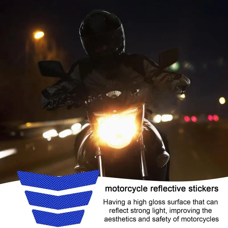 Motociklo Juostele Lipdukai Sparnas Pasta Universalus Vandens Motociklo šviesą Atspindintys Lipdukai, Lipdukai Ir 3 Vnt Motociklo ir automobiliai