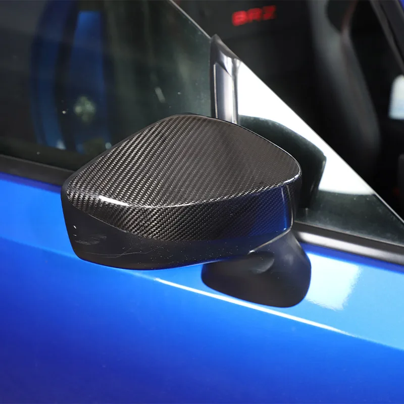Toyota 86/Subaru BRZ 2012-2020 m. Nekilnojamojo Anglies Pluošto, Automobilio galinio vaizdo Veidrodėlio Dangtelį Dekoratyvinis Automobilių Reikmenys fdr