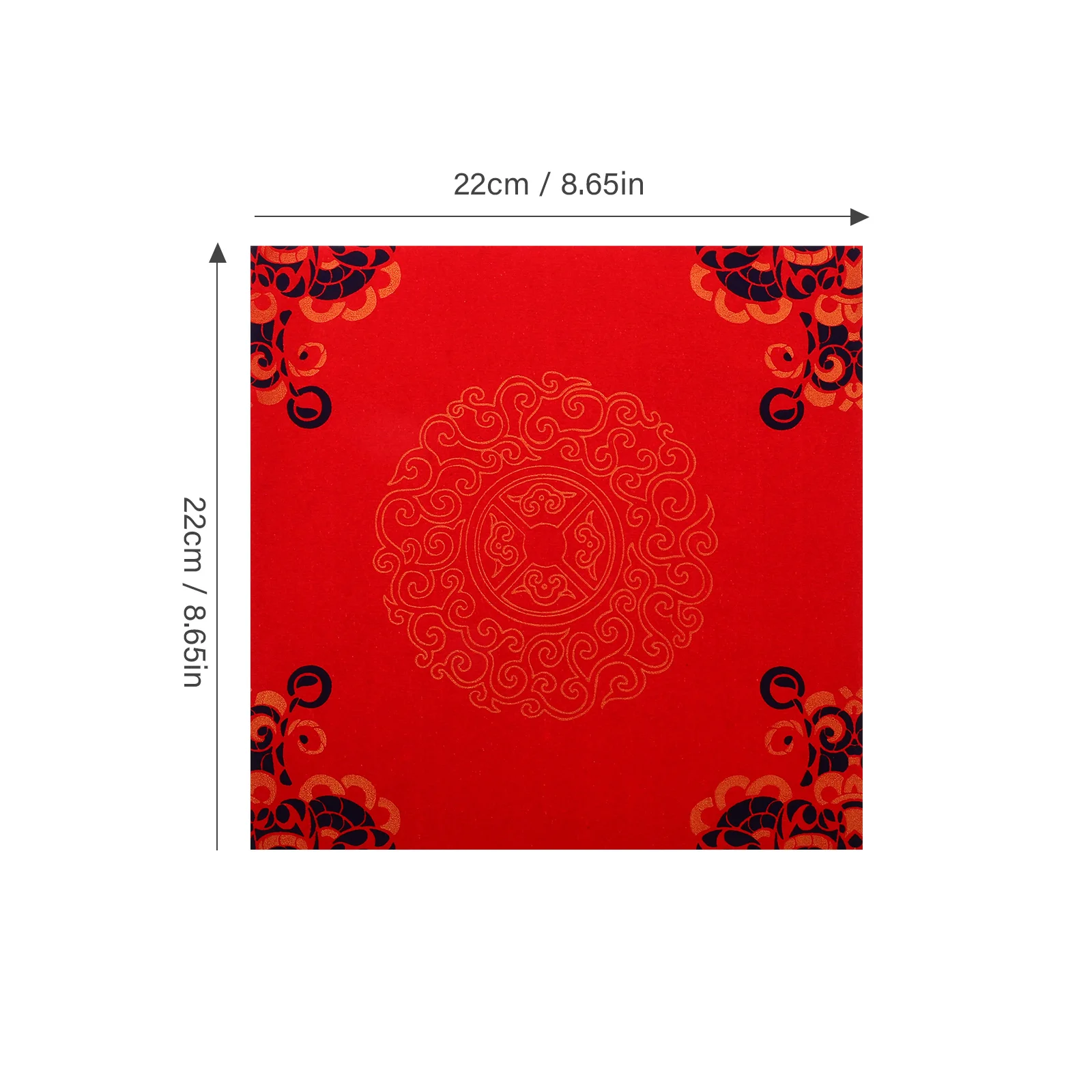 20 Lapų, Raudonas Xuan Popieriaus Mėnulio naujieji Metai Durų Ženklas Raudona Kinų Kaligrafija Popieriaus
