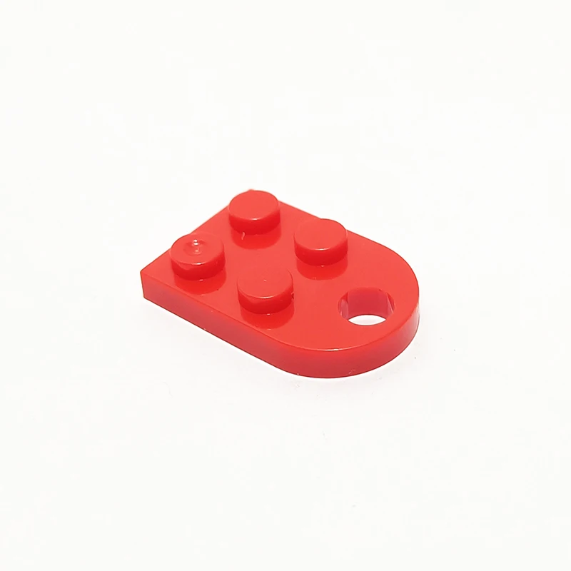 60pcs/set Mažų Dalelių Blokų Dalys 3176 2x2, su Skyle Raudona Širdis Foto Rėmelis Apdailos Suderinamas su Lego Plytų