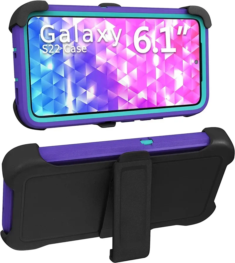 Šarvai Serijos atsparus smūgiams Case Cover for Samsung Galaxy S22 Plus S23 S24 Ultra S21FE S10 S20+ 20 Pastaba 10 Sunkiųjų Gynėjas Padengti