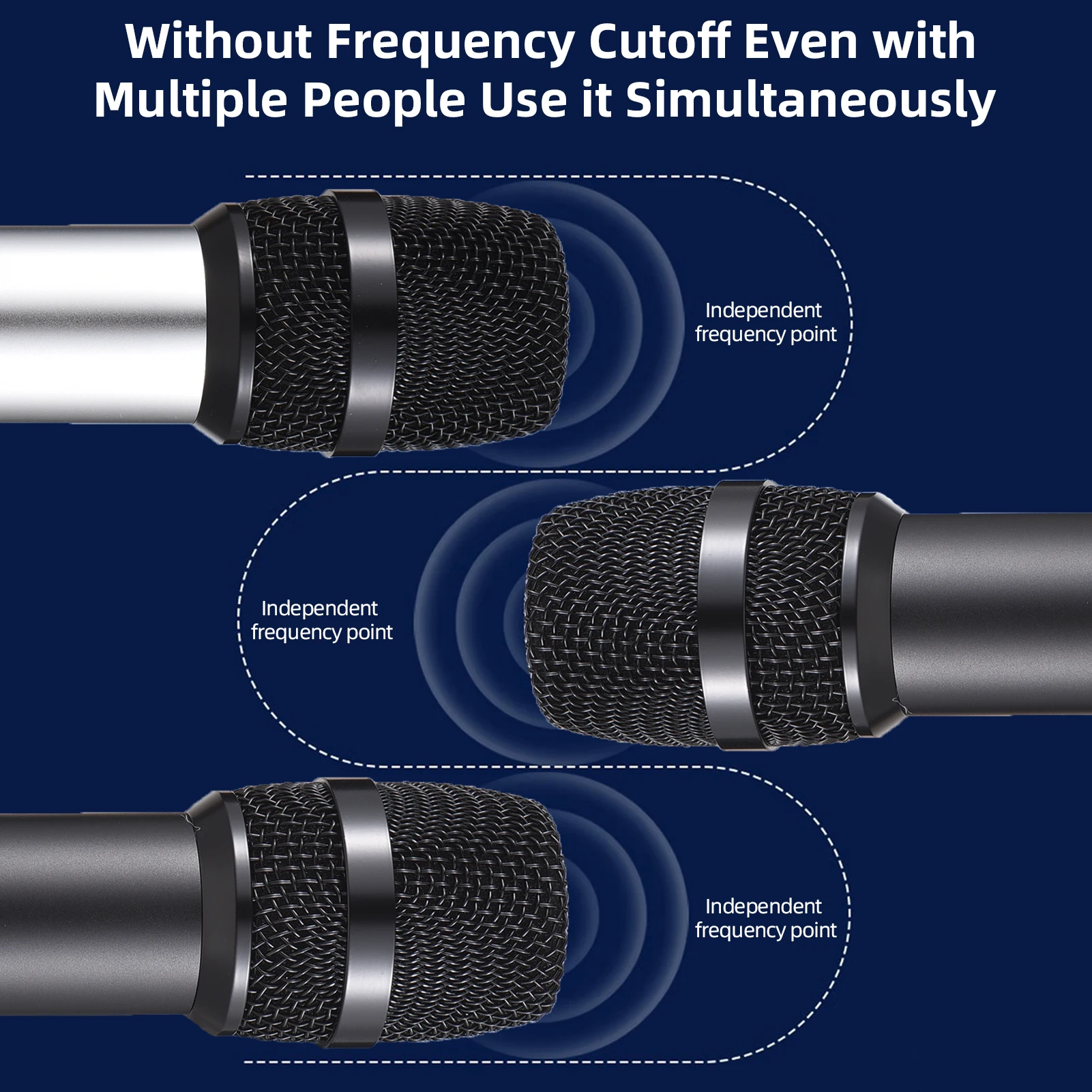 Profesionalių UHF Bevielio Mikrofono Sistema rankiniais Bevielis Mikrofonas Imtuvo Įkrovimo Mic Garso įranga