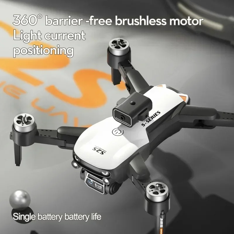 S2S Brushless Drone 6k Profesional HD Dual Camera Kliūčių Vengimo Oro Fotografija, Sulankstomas Quadcopter Plaukioja 25 min RC Žaislai