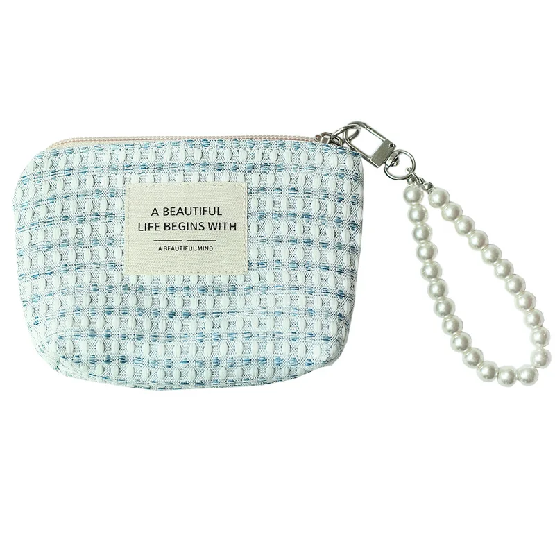 1 Gabalas Miela Monetų Piniginė Moterims Paprastumo Mados Perlų Elegantiška Piniginė Sudėtingus Nešiojamųjų Kelionės Ausinės Lūpų Krepšys