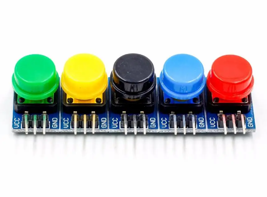 5vnt/set Elektroniniai Blokai Big Klavišą Mygtuką Modulis didelis Mygtukas Modulis Penkis Pagrindinius modelis Arduino