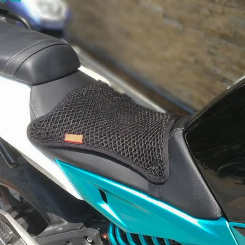 Vasaros Motociklo Orui Atvėsti Sunproof Sėdynės Pagalvėlė Padengti Šilumos Izoliacija, Montuojant Oro Trinkelėmis Motociklo Sėdynės Apsauga