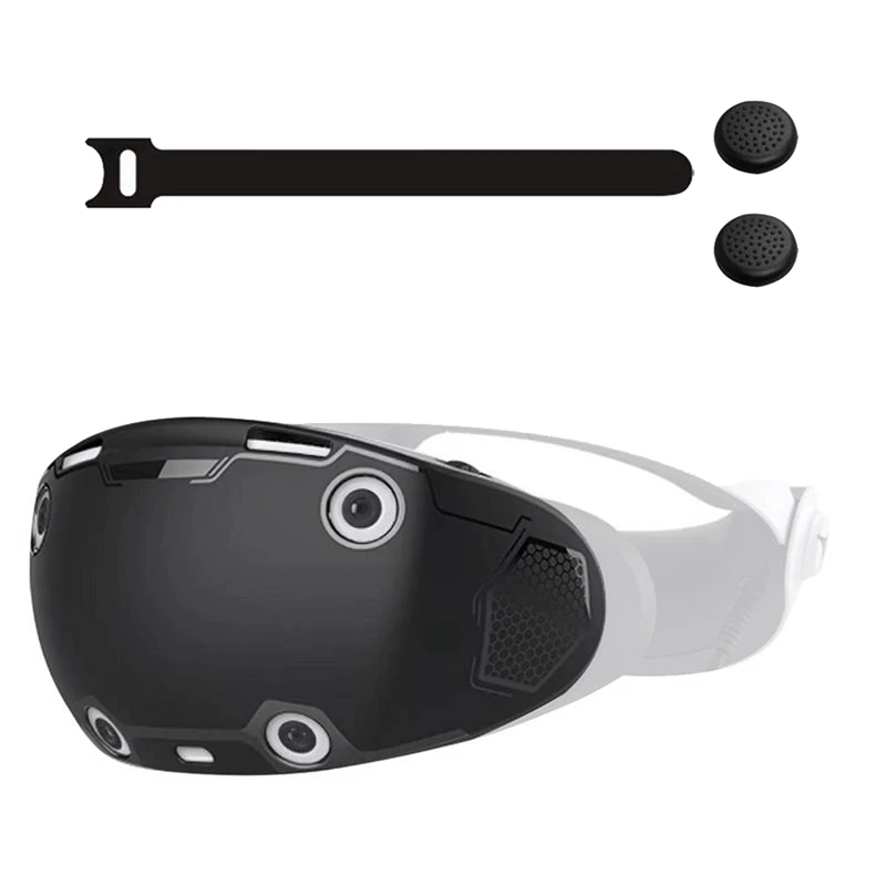 Minkštas VR Silikono Apsaugos Atveju Padengti PS VR2 Priedai Šalmas Apsauginis Objektyvą Odos PS (VR), 2-jų Stiklų