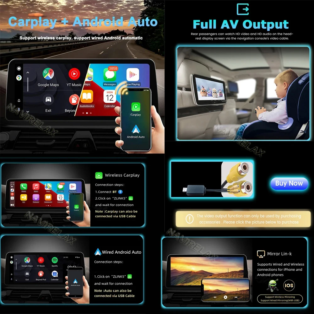 12.3 Colių Android 12 1920*720P BMW X1 E84 2009 - 2015 m. iDrive / CIC Sistema, Automobilio Radijas Stereo Player Multimedia Navigacijos