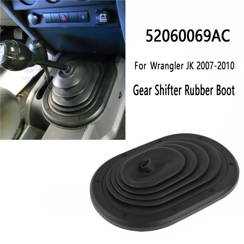 Mopar Pavarų Shifter Gumos Boot Pavarų Perjungimo Stick Padengti Jeep Wrangler JK 2007-2010 52060069AC