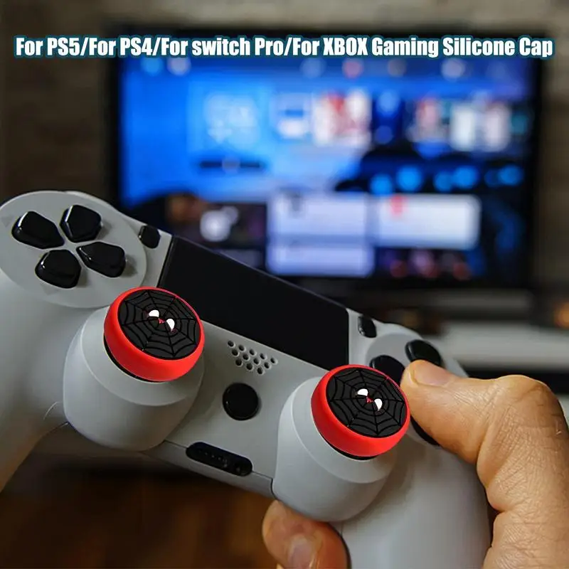 Kreiptuką Thumbstick Padengti neslidžia Kreiptuką Rankena PS5 PS4 Jungiklis Pro Raštas Atveju Thumbstick Rankena S 4 Vnt.