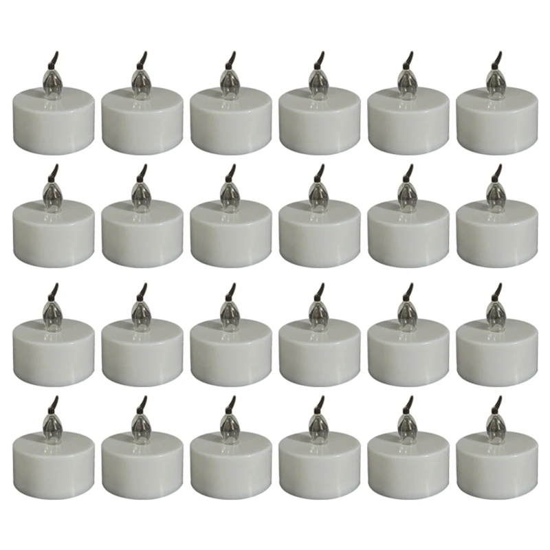 24Pcs/Set Aukštos Kokybės CR2032 Žvakių Šviesos diodų (LED Elektroniniai Žvakių Šviesos Gimtadienio Išpažinties Romantiška Pažaboti Rekvizitai