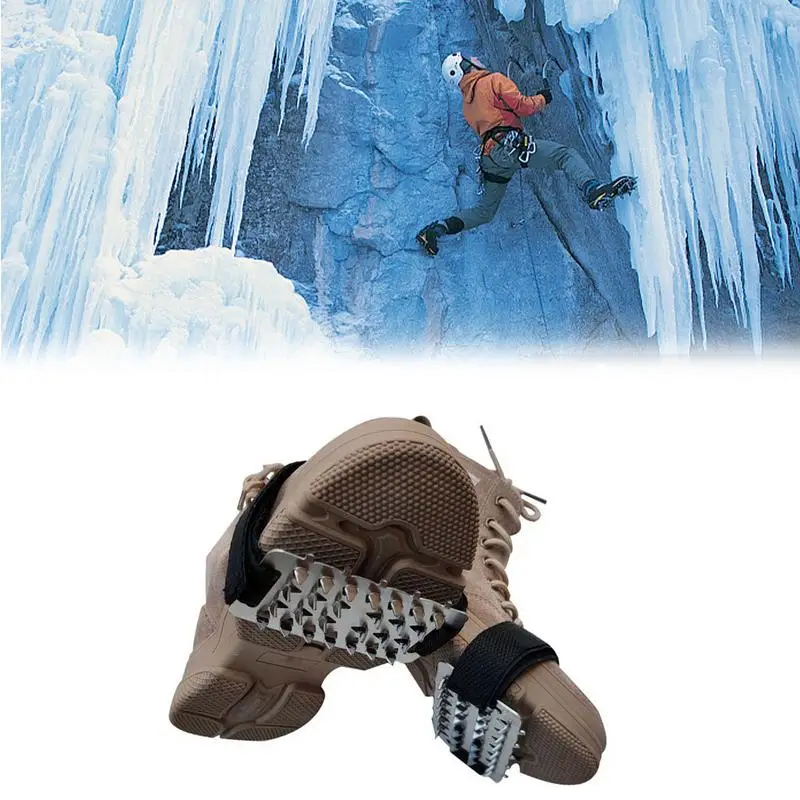 Sniego Trinkeles 1pair Nerūdijantis Plienas Anti-Slip Ledo Trinkeles alpinistų batų kapliukus, Vaikščiojimo Batai Stabilicers Ledo Trinkeles, Vaikščiojimo Batai Batus