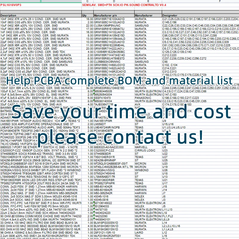 10vnt/Daug BQ2060A Padėti PCBA Užbaigti BOM Ir Medžiagų Sąrašas