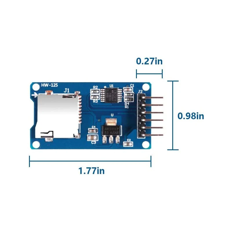 Micro SD Saugojimo Plėtros Valdybos Micro SD TF Atminties Kortelės Shield Modulis SPI Už Arduino