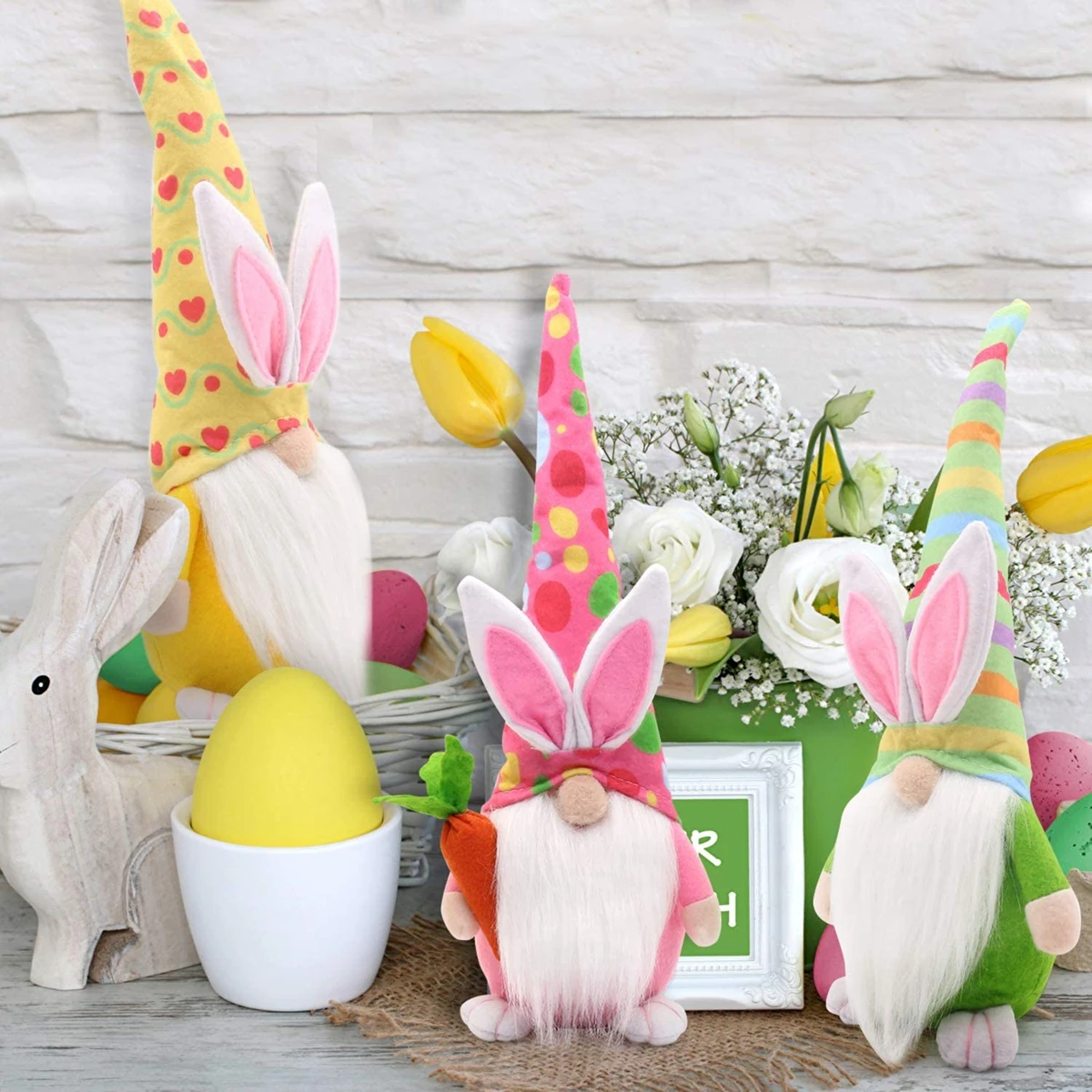 Mielas Spalvingas Triušio Ausies Lėlės Easter Bunny Vaikams Dovanų Naudai Linksmų Velykų Dekoracijas Namų Dekoro Velykų Šalies Prekių