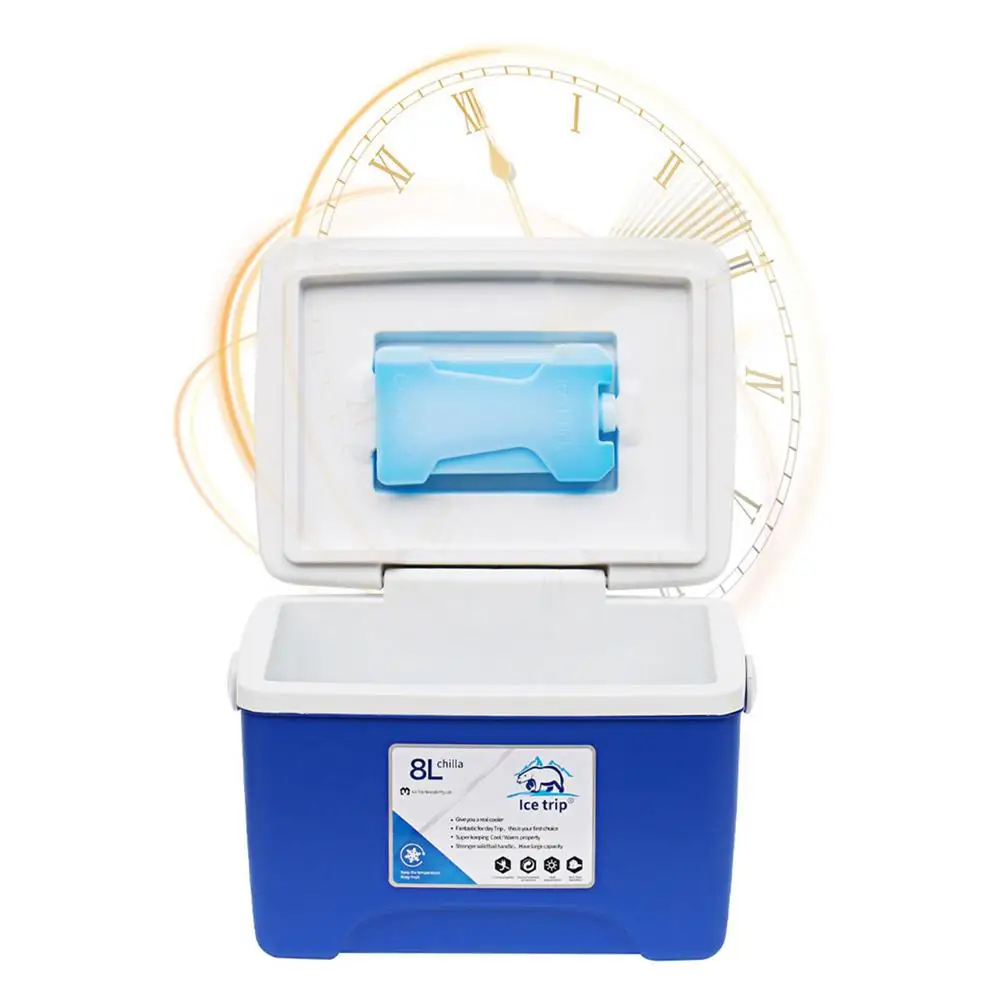 8L Aušintuvas Nešiojamų Lauko Ekskursija Box Aušintuvas tinka Iškyloms Inkubatorius Nešiojamų Maisto produktų Laikymo Dėžutė Automobilių Šaltas Ledo Žvejybos Dėžės