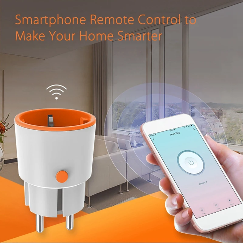 Tuya Smart Zigbee 3.0 Prijungti Wifi Lizdas 16A Energetikos kontrolės Laikmačio Jungiklio Lizdas Smart Valdymas Balsu-ES Kištuką Lengva Naudoti