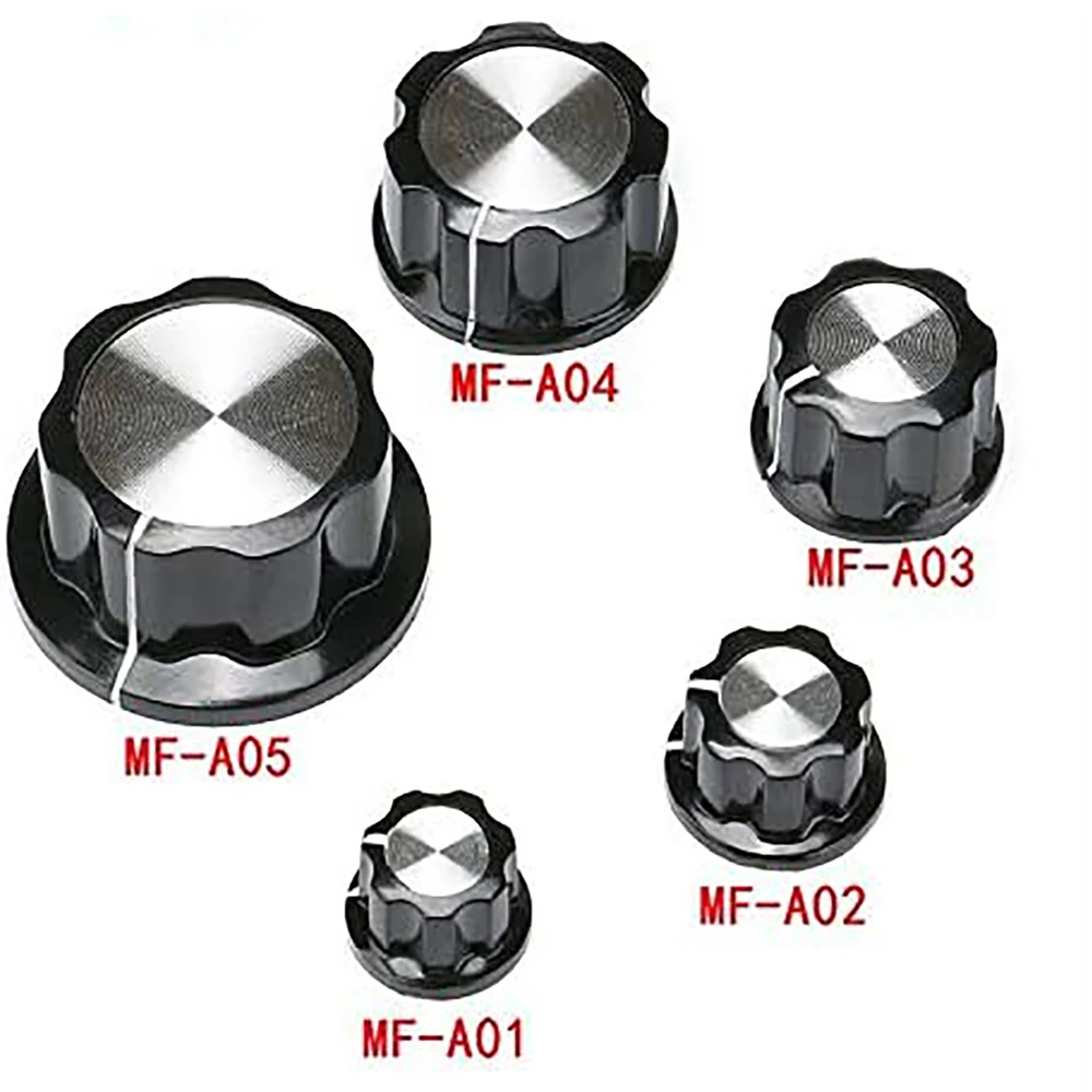 5VNT MF-A01 A02 A03 A04 A05 Bakelite Mygtukas Caps Potenciometras Rankenėlę, dėl WH118/WX050 valdymo ratuką, 6mm