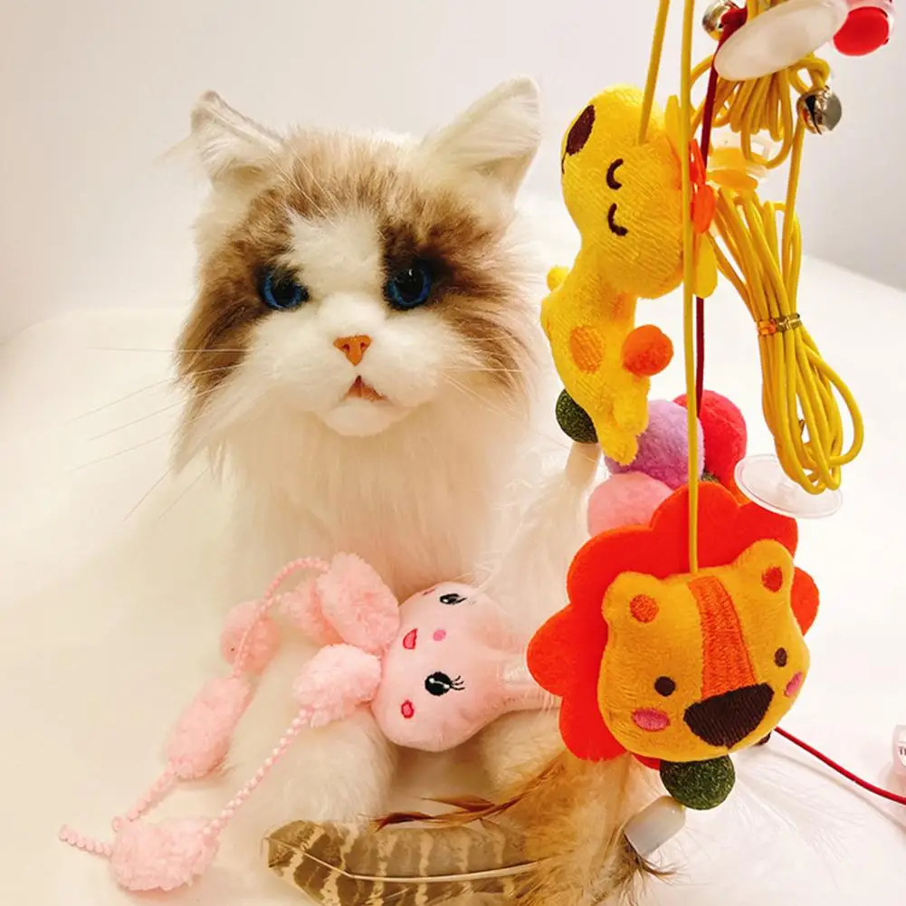 Lengvas, Kačių Žaislas Durų Rėmo Katė Žaislas Kabinti Kačių Žaislą Lengva Įdiegti Plunksnų Multi-katė Įtempių Patalpų Žaislų Nuobodulio
