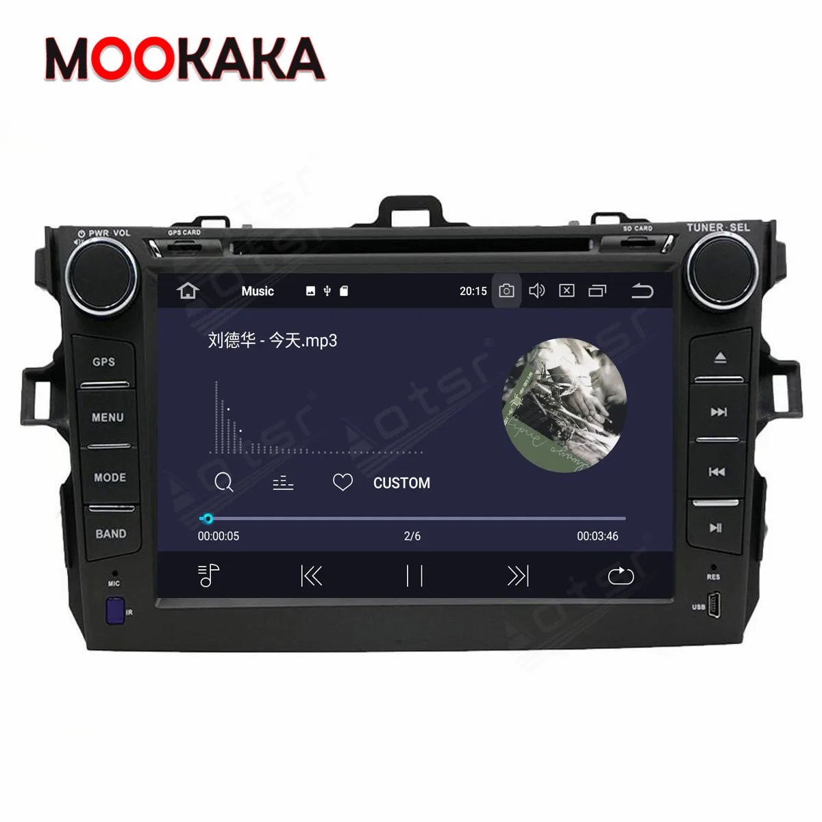 Toyota Corolla 2007-2013 M. Automobilio Radijo Multimedijos Grotuvas GPS Navigacija, Touch Screen DSP Stereo Autoradio Galvos Vienetas