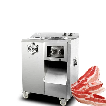 Komercinės Nerūdijančio Plieno Mėsos Pjaustytuvas yra Naudojamas Maisto Restoranas, Apdorojimo Įranga