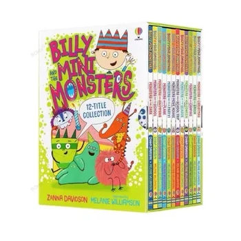 14 Knygų Billy ir Mini Monstras Surinkimo Nustatyti Zanna Davidson Nuotykių Humoro Vaikams & Young Suaugusieji