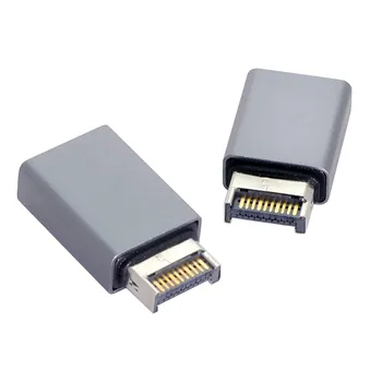 CY Tipas-A & Type-C 2vnt USB 3.1 Priekinis Skydelis Antraštė Vyrų Tipas-E, USB-C Adapter