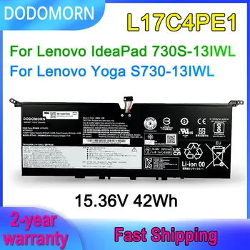 DODOMORN L17C4PE1 Nešiojamas Baterija Lenovo Ideapad 730S 13 730S-13IWL Jogos S730 S70-13IWL L17M4PE1 L17S4PE1 15.36 V 42Wh