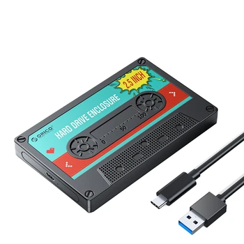 ORICO 2.5 Colių Kietojo Disko Gaubto SATA Su USB3.0 Išorinį Kietąjį Diską Atveju 6Gbps Tipas-C HDD dėklas Su 