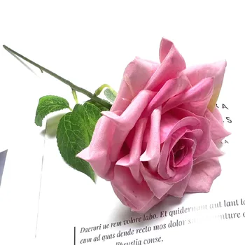 10vnt Rose Modeliavimas Gėlių Vieną Šaką, Vestuves Lentelė Dekoratyvinis Bijūnas Flores Šilko Vainikas Puokštė Namų Puošybai