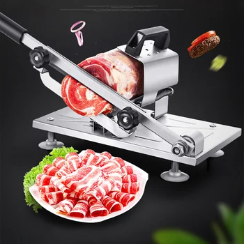 Jautienos Žolė Aviena Rolls Cutter Mėsos Slicer Virtuvės Dalykėlių Namų Ūkio Vadove Ėriukų Slicer Šaldytos Mėsos Pjaustymo Mašina