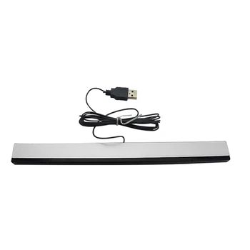 Wii Plastiko Jutiklis Baras Laidinio Imtuvams IR Signalo Ray USB Kištukas, Pakeisti Nuotolinio Nitendo