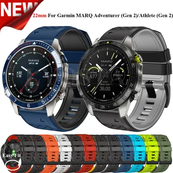 26 22mm Greitas Tinka Silikono Watchband Garmin Fenix 6X 7X 5X EPIX Gen 2 MARQ Nuotykių/Atletas/Golfas/Kapitonas/Aviator (Gen 2)