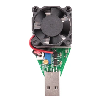USB 15W Akumuliatoriaus išsikrovimas Talpa Testeris Reguliuojamas Elektroninis Apkrovos Rezistorius 3.7-13V Įtampos atsarginės Dalys