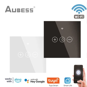 ES WiFi Sienos Lietimo stiprumą Su TuyaSmart/Smart Gyvenimo APP Nuotolinio Valdymo Balsu Laikas LED Šviesos Dirbti Su Alexa 