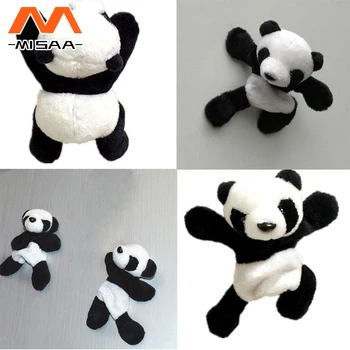1Pc Animacinių filmų Panda Stick Mielas Minkštas Pliušinis Panda Šaldytuvas Stiprus Magnetas Šaldytuvas Lipdukas Namų Dekoro Suvenyrų Virtuvės Reikmenys