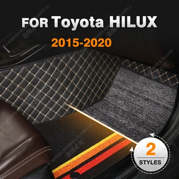 Automobilių kilimėliai Toyota HILUX 2015 2016 2017 2018 2019 2020 Custom auto pėdų Pagalvėlės automobilių interjero priedai