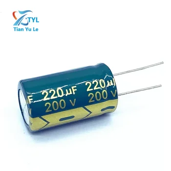 5vnt/daug 220UF 200v 220UF aliuminio elektrolitinių kondensatorių dydis 18*30mm 20%