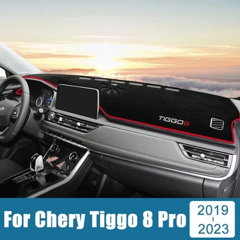 Už Chery Tiggo 8 Pro 2019 2020 2021 2022 2023 Tiggo8 Pro Automobilio prietaisų Skydelio Dangtelį Brūkšnys Mat Saulė Pavėsyje, Non-slip Pad Priedai