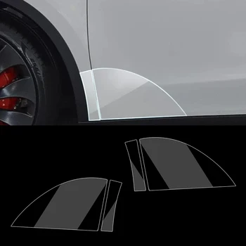 1 pasirinkite Automobilį Išvalyti Priekinių Durų apdailos Dažų Apsaugos Plėvelė Scratch Shield Tinka Tesla Model Y 2020 2021 2022 2023 TPU