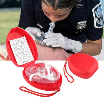 1Pc Dirbtinį Kvėpavimą į Vieną pusę Kvėpavimo Vožtuvas Kaukė Pirmosios Pagalbos CPR Mokymo Kvėpavimo Kaukė Apsaugoti Gelbėtojus Kaukė Priedai