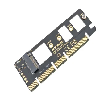 PCIe NVMe M. 2 SSD 4.0 x4 x8 x16 Stove Plėtimosi Kortelės Adapteris