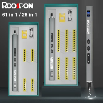 RDDSPON 62 1 Elektrinis Atsuktuvas Nustatyti Tikslumo elektrinių Įrankių Rinkinys Įkraunamas Belaidis Mini Bitai Xiaomi Mobiliųjų Telefonų Remontas