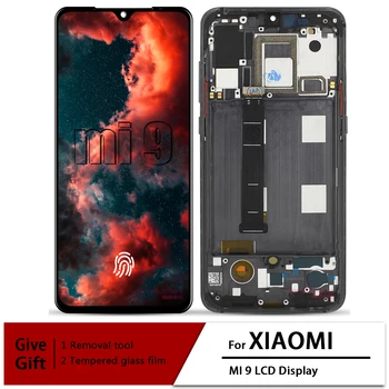 Super AMOLED Už Xiaomi Mi 9 M1902F1G LCD Ekranas Touch 