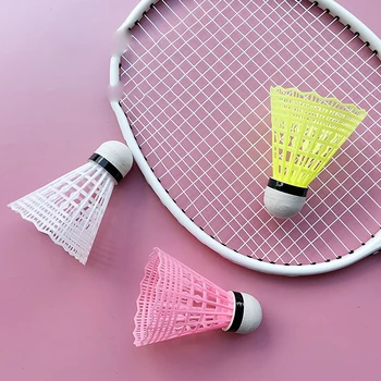 5vnt Homehold Patalpų Patvarus Sporto Badmintono Pagalbinės Plastiko Nailono Mokymo Kamuoliai