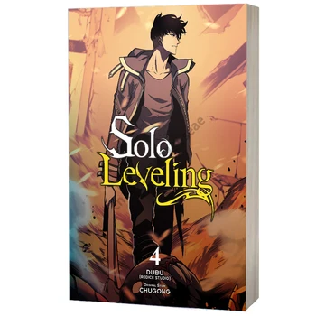 Solo Lygiava 4 Tomas anglų Originalus Komiksų Manga Pietų Korėjos Jaunimo Paauglių Fantazijos Manga Knygas anglų kalba, Livre Libro