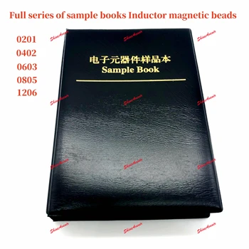 0402 0603 0805 Sumaišyti praktinių montavimo chip induktyvumą, magnetinių rutuliukų knygos pavyzdį paketą 21 rūšių užstato specifikacijos