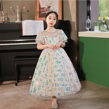 2023 Naujas Princesė Suknelės Vaikų trimatis Gėlių Mergaičių Tinklinio Tortas Sluoksniuotos Sijonas Gėlių Mergaičių Suknelės Vestuvėms P78