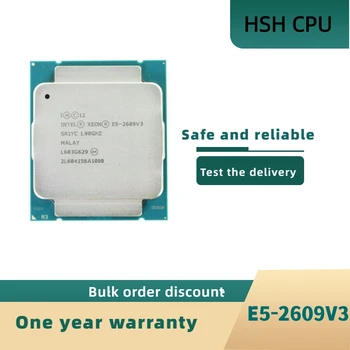 Naudoti Xeon CPU E5-2609V3 SR1YC 1.90 GHz, 6-Branduolių 15M LGA2011-3 E5-2609 V3 procesorius E5 2609V3